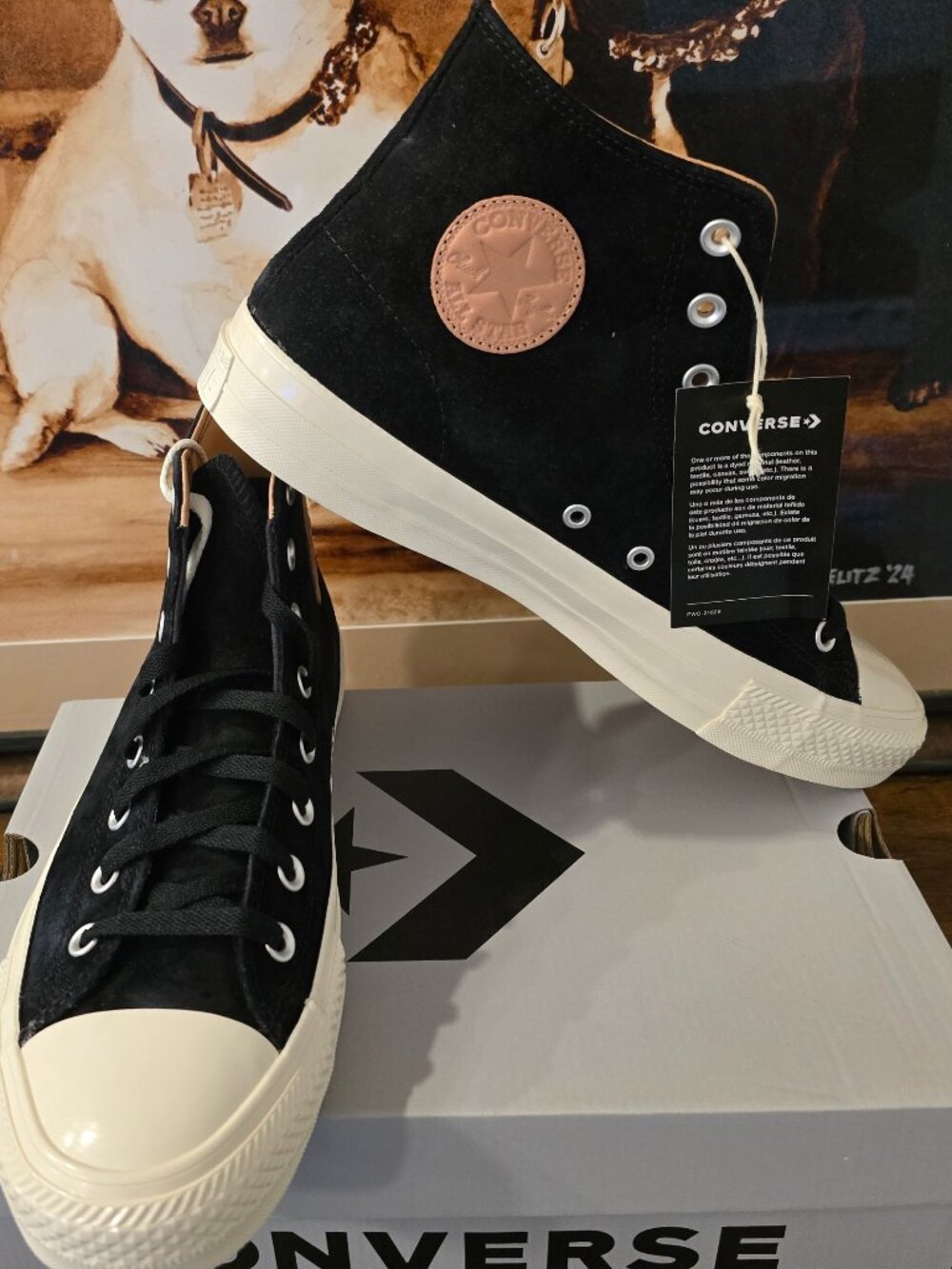 Converse Chuck Taylor All Star Pro High Top Suede Leather Men's Sz 10.5 A10591C